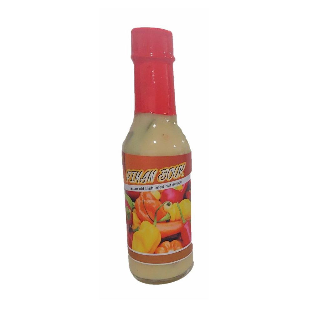 Piman Bouk Haitian Old-Fashoned Coconut Milk Hot Sauce (fermented) No salt added